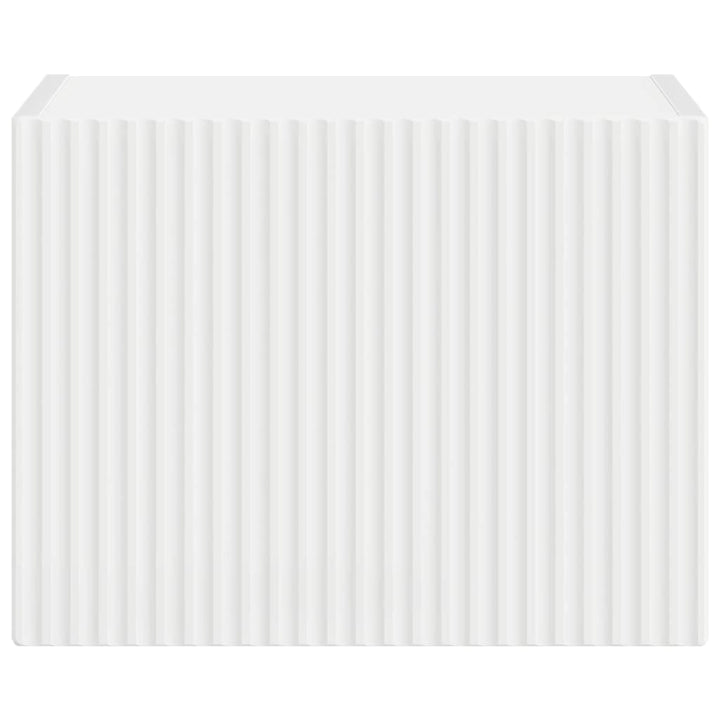 TV vægskab Vægmonteret Hvid 39 x 31 x 29,5 cm Konstrueret træ