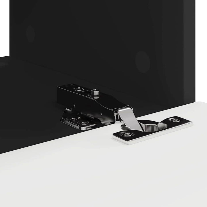 TV vægskab Vægmonteret Sort 39 x 31 x 29,5 cm Konstrueret træ