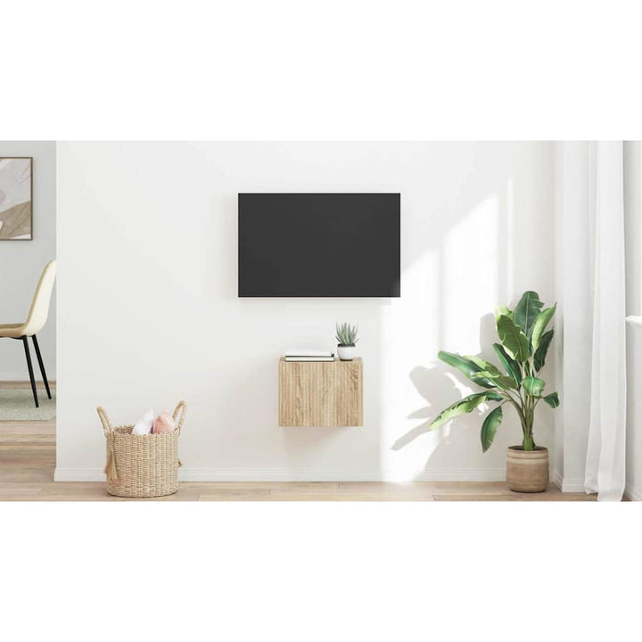 TV vægskab Vægmonteret Sonoma 39 x 31 x 29,5 cm Konstrueret træ