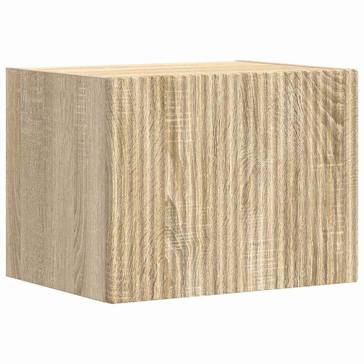 TV vægskab 2 pcs Sonoma 39 x 31 x 29,5 cm Konstrueret træ