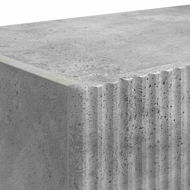 TV vægskab Vægmonteret Beton 39 x 31 x 29,5 cm Konstrueret træ