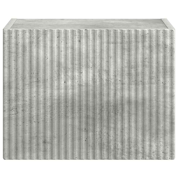 TV vægskab Vægmonteret Beton 39 x 31 x 29,5 cm Konstrueret træ