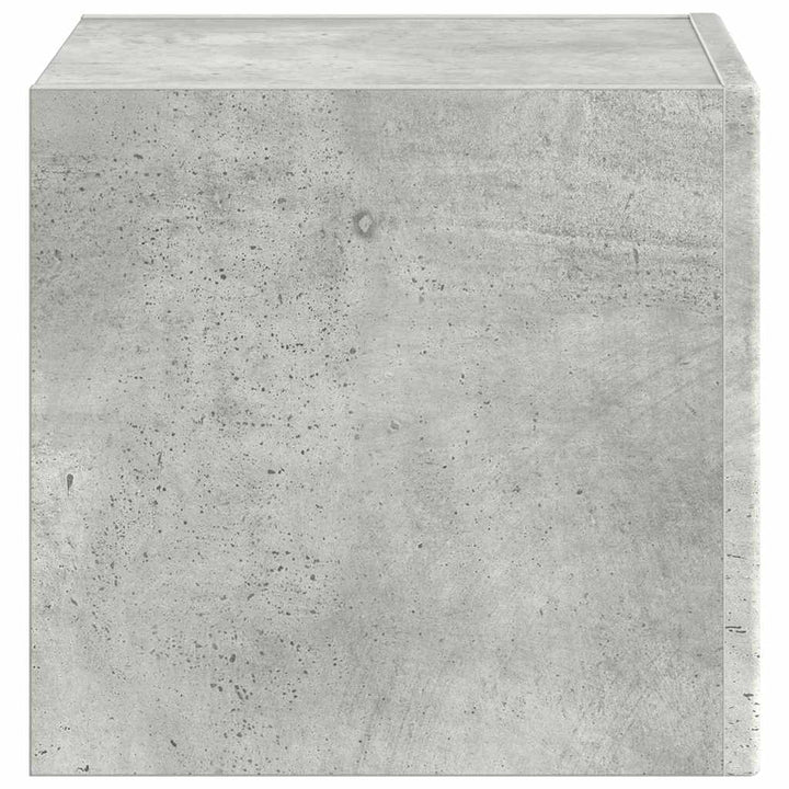 TV vægskab Vægmonteret Beton 39 x 31 x 29,5 cm Konstrueret træ
