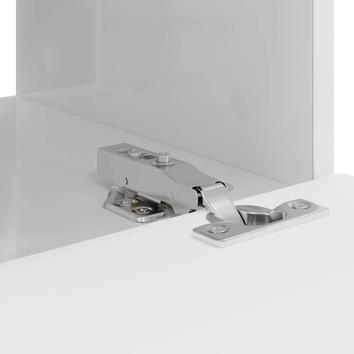 TV vægskab Gloss Hvid 39 x 31 x 29,5 cm Konstrueret træ