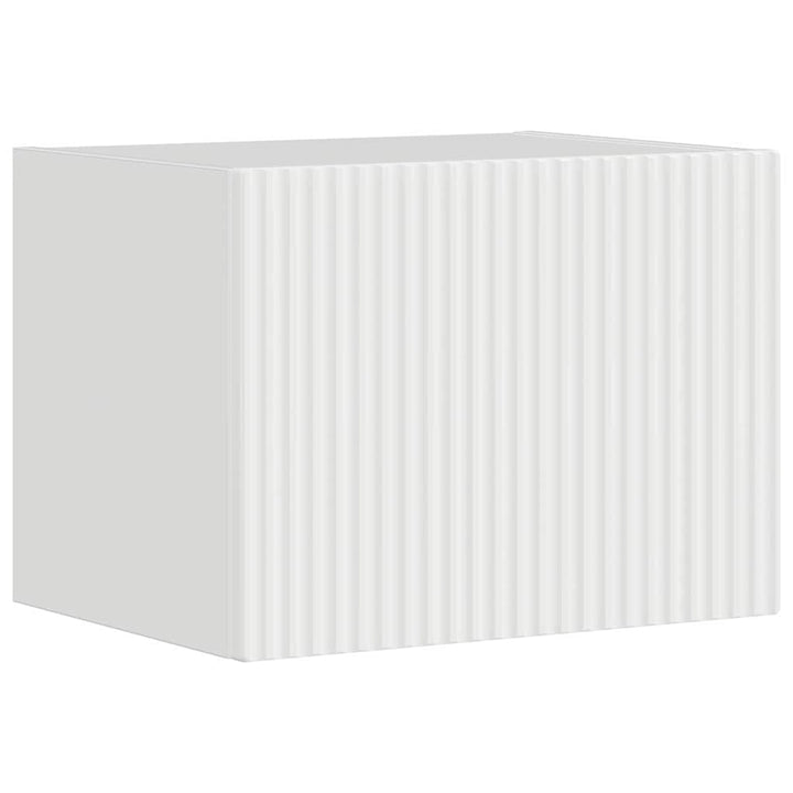 TV vægskab Gloss Hvid 39 x 31 x 29,5 cm Konstrueret træ