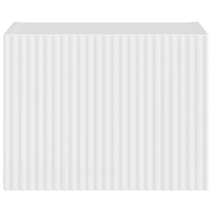 TV vægskab Gloss Hvid 39 x 31 x 29,5 cm Konstrueret træ