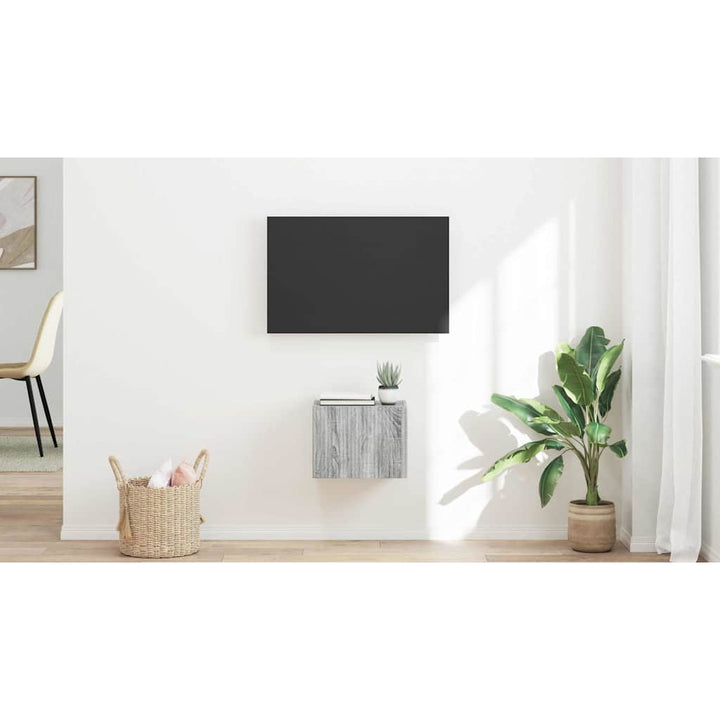 TV vægskab Grå Sonoma 39 x 31 x 29,5 cm Konstrueret træ