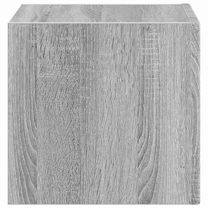 TV vægskab Grå Sonoma 39 x 31 x 29,5 cm Konstrueret træ