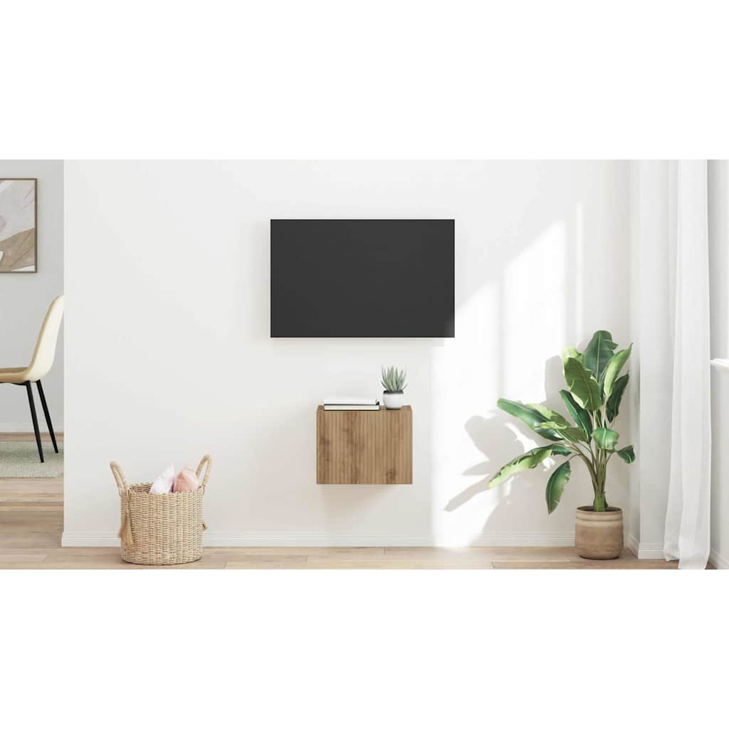 TV vægskab Artisan eg 39 x 31 x 29,5 cm Konstrueret træ