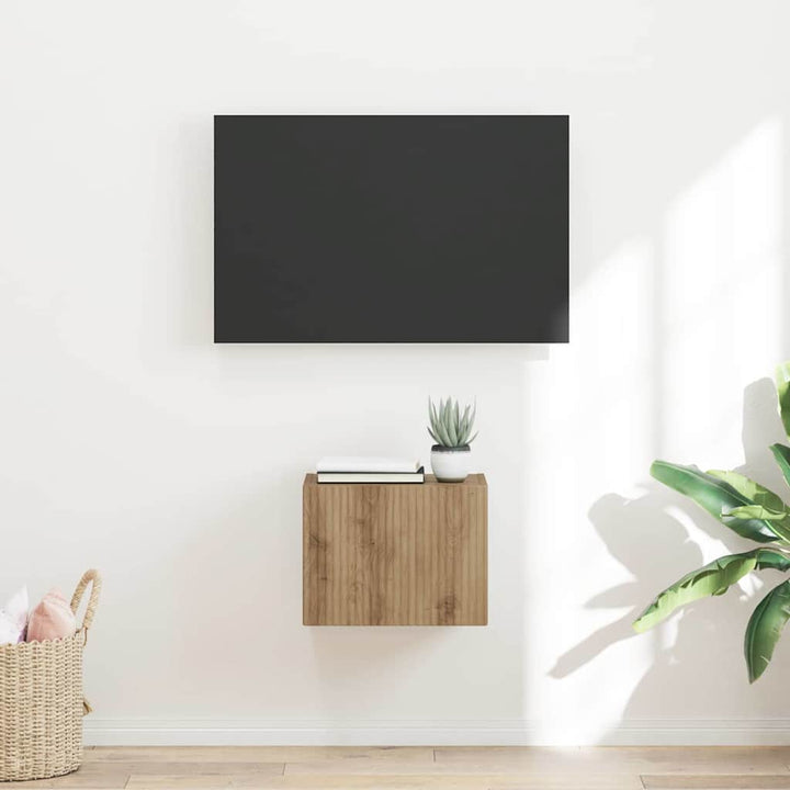 TV vægskab 39 x 31 x 29,5 cm Artisan eg Konstrueret træ