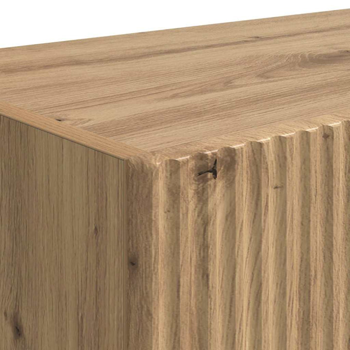 TV vægskab 2 pcs Artisan eg Konstrueret træ