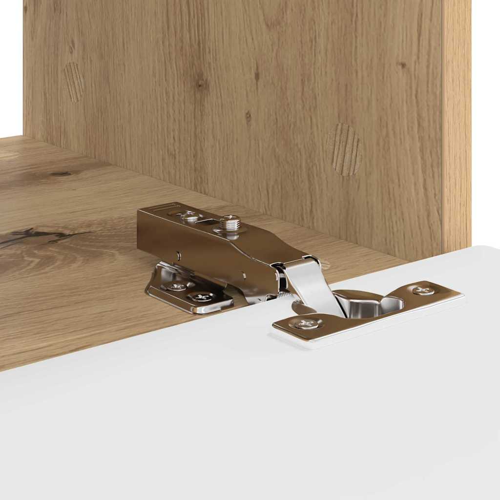 TV vægskab 2 pcs Artisan eg Konstrueret træ