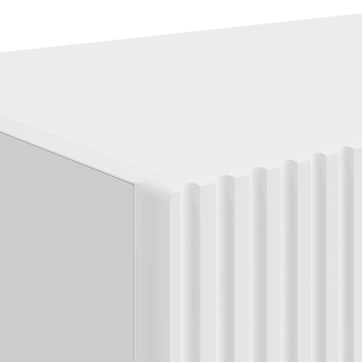 TV vægskab Vægmonteret Hvid 60 x 31 x 29,5 cm Konstrueret træ