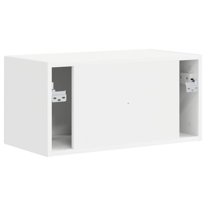 TV vægskab Vægmonteret Hvid 60 x 31 x 29,5 cm Konstrueret træ