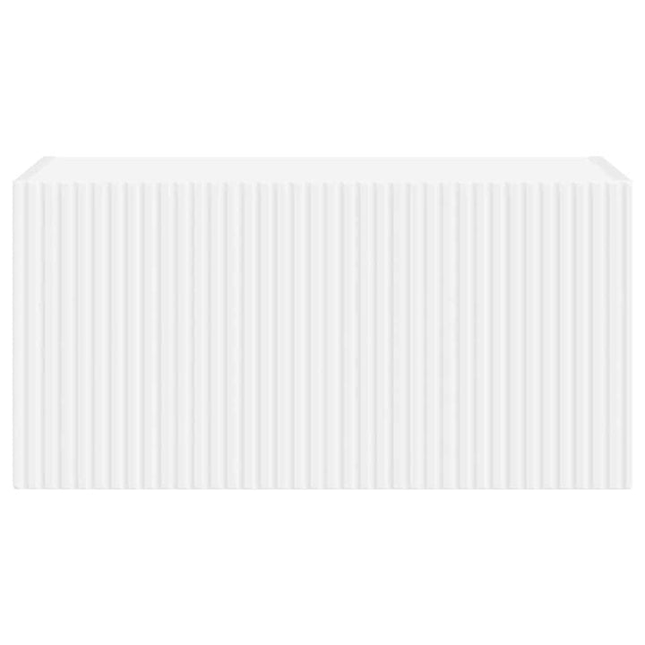TV vægskab Vægmonteret Hvid 60 x 31 x 29,5 cm Konstrueret træ