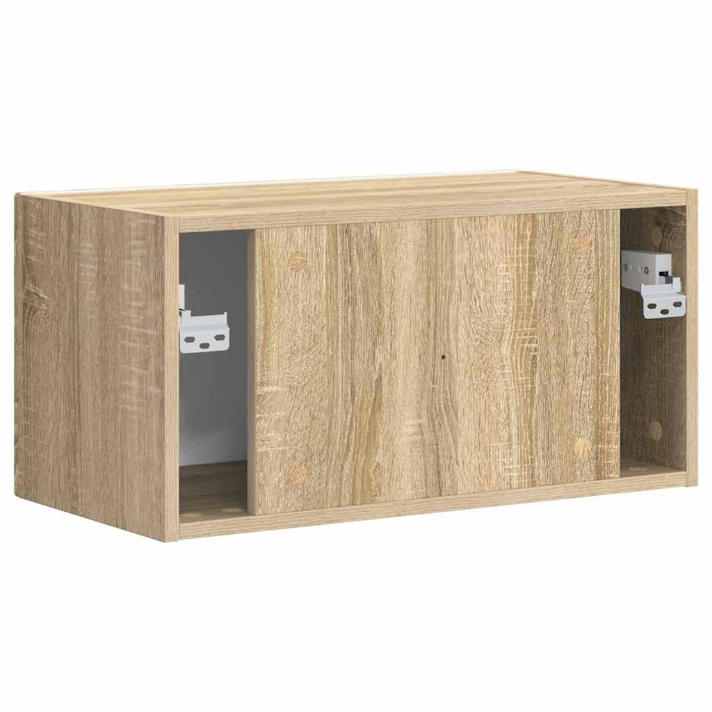 TV vægskab Vægmonteret Sonoma 60 x 31 x 29,5 cm Konstrueret træ