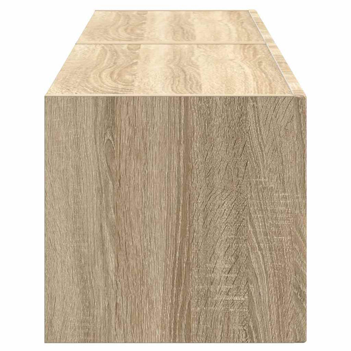 TV vægskab 2 pcs Sonoma 60 x 31 x 29,5 cm Konstrueret træ