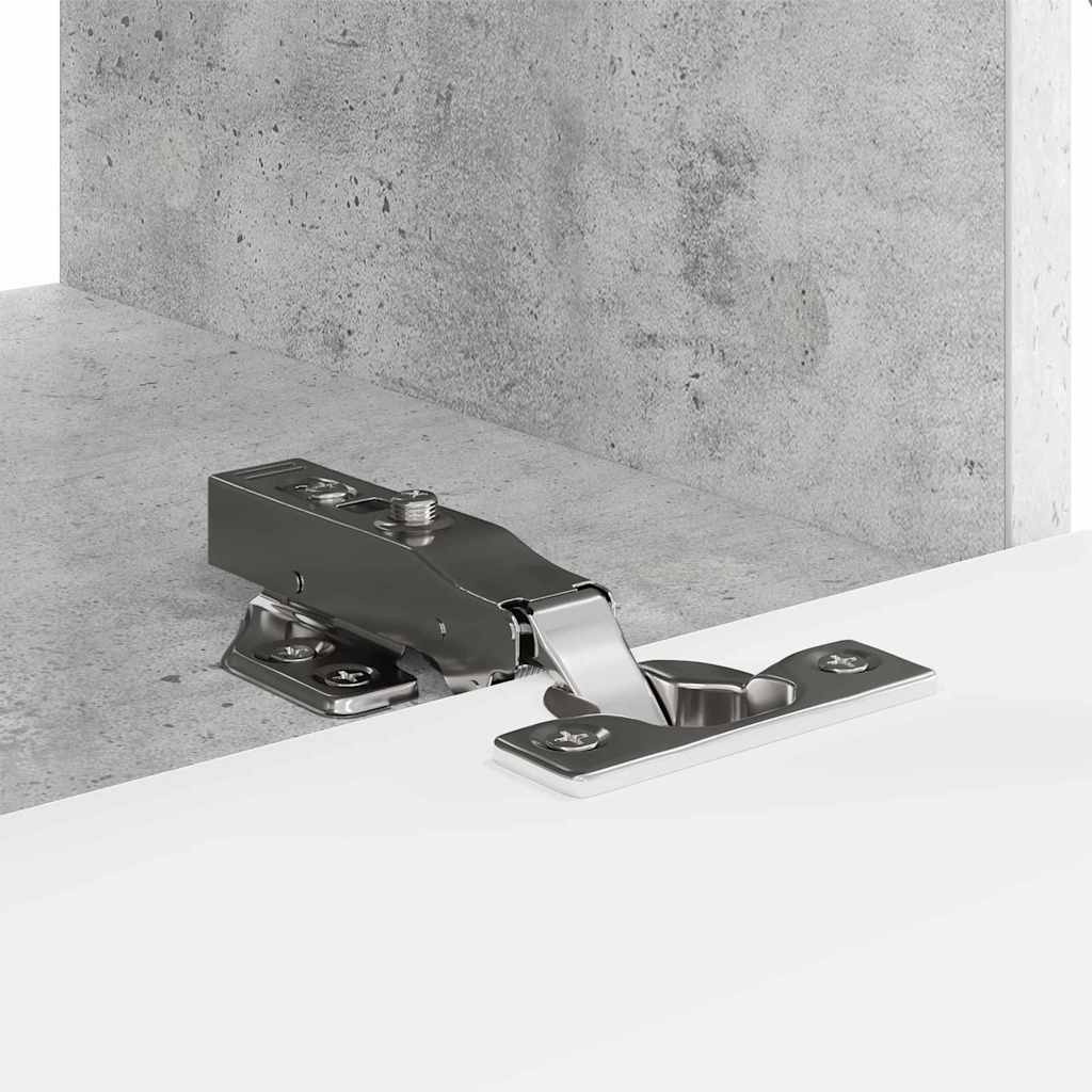 TV vægskab 2 pcs Beton 60 x 31 x 29,5 cm Konstrueret træ