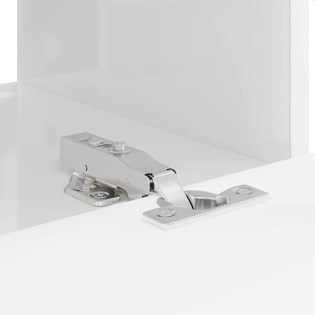 TV vægskab Gloss Hvid 60 x 31 x 29,5 cm Konstrueret træ