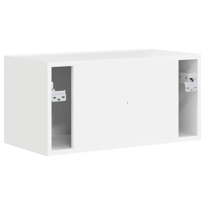 TV vægskab Gloss Hvid 60 x 31 x 29,5 cm Konstrueret træ