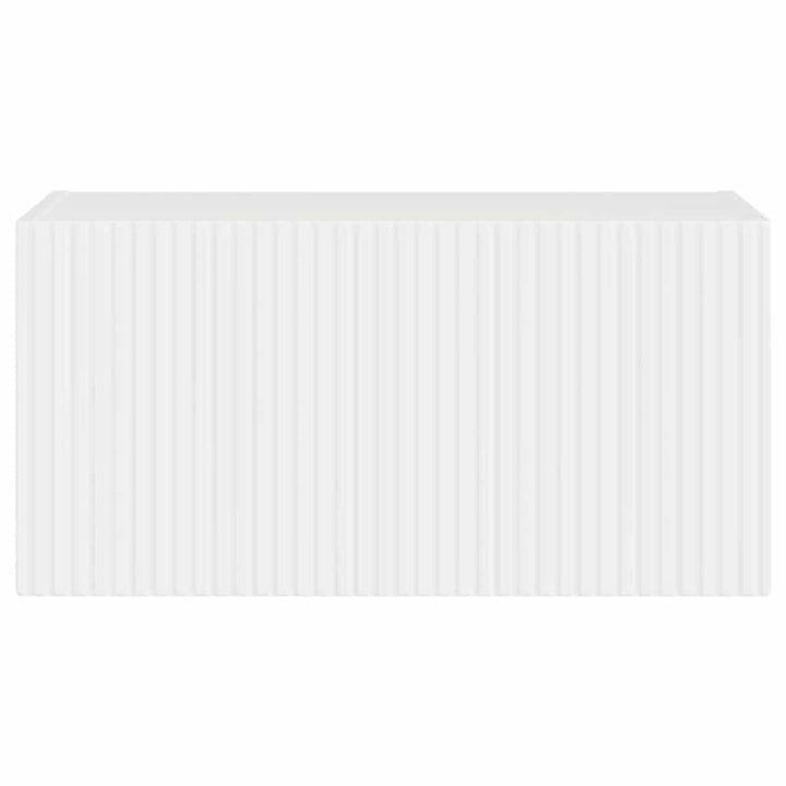 TV vægskab Gloss Hvid 60 x 31 x 29,5 cm Konstrueret træ
