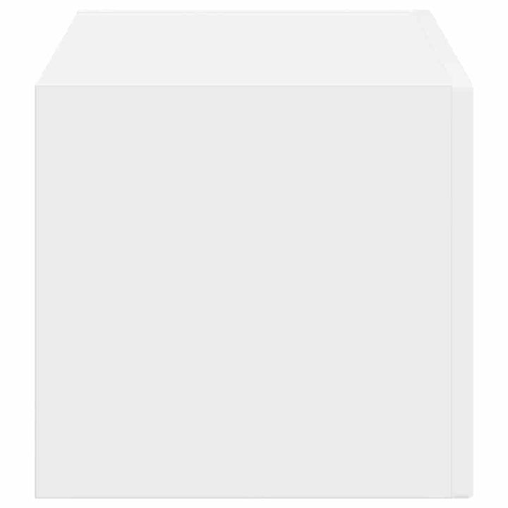 TV vægskab Gloss Hvid 60 x 31 x 29,5 cm Konstrueret træ