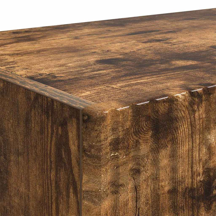TV vægskab Røget eg 60 x 31 x 29,5 cm Konstrueret træ