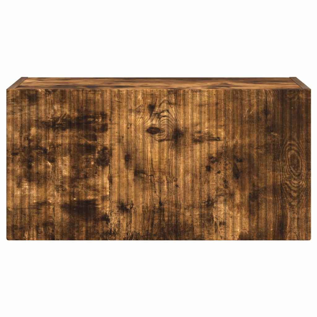 TV vægskab Røget eg 60 x 31 x 29,5 cm Konstrueret træ