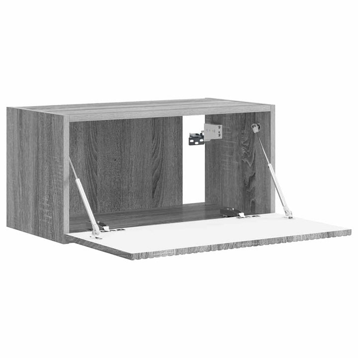 TV vægskab Grå Sonoma 60 x 31 x 29,5 cm Konstrueret træ