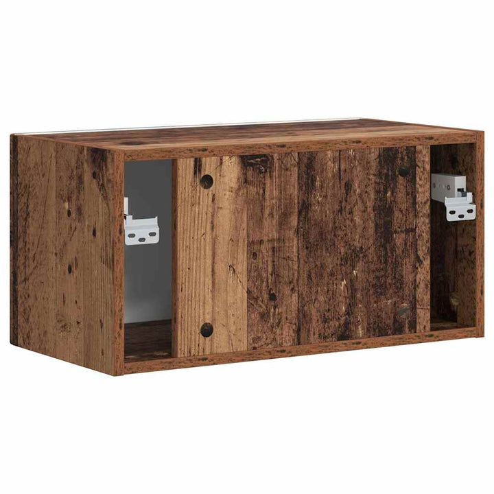 TV vægskab Gammelt træ 60 x 31 x 29,5 cm Konstrueret træ