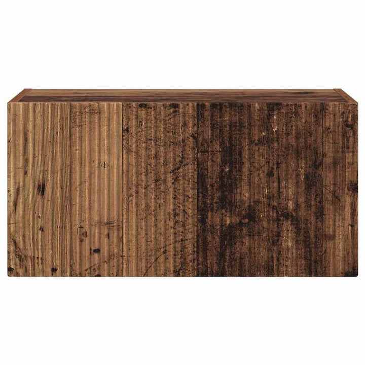 TV vægskab Gammelt træ 60 x 31 x 29,5 cm Konstrueret træ