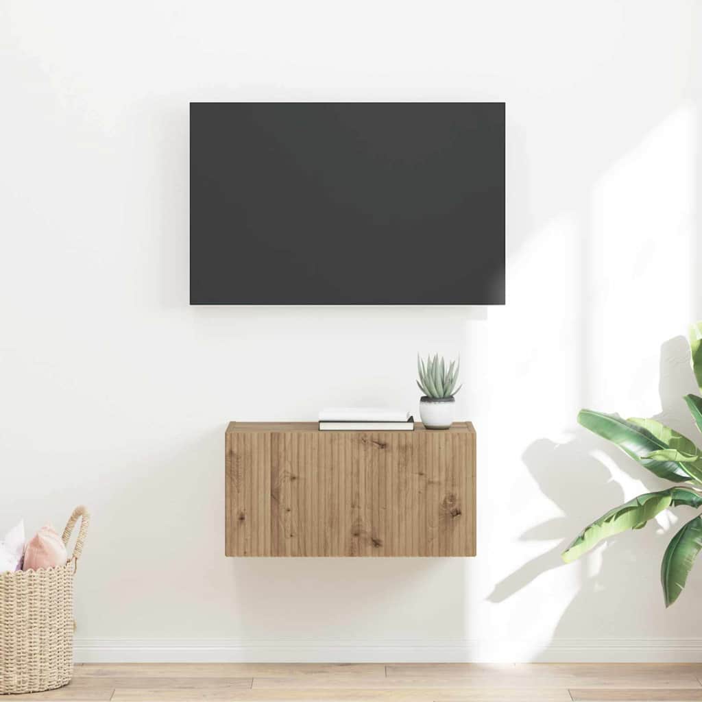 TV vægskab Artisan eg 60 x 31 x 29,5 cm Konstrueret træ