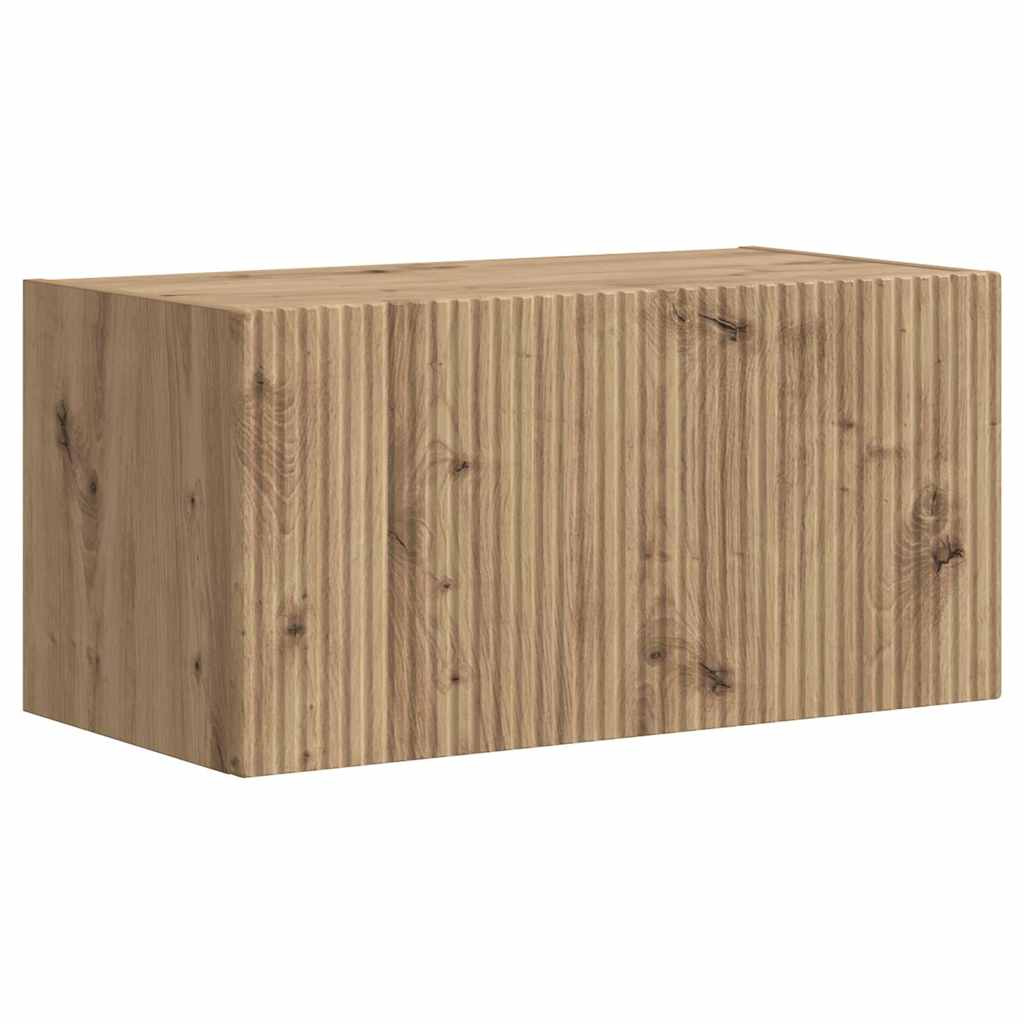 TV vægskab 2 pcs Artisan eg 60 x 31 x 29,5 cm Konstrueret træ