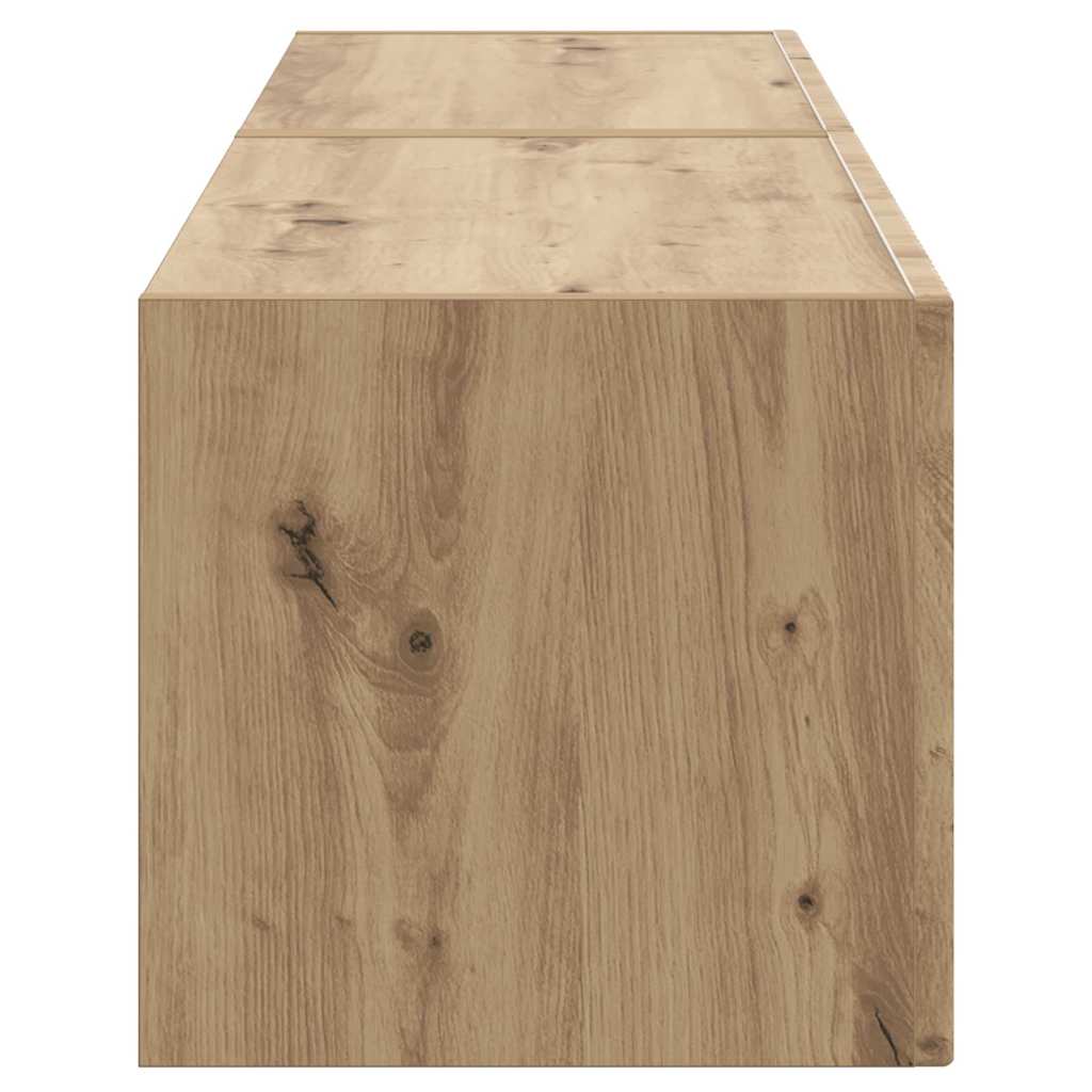 TV vægskab 2 pcs Artisan eg 60 x 31 x 29,5 cm Konstrueret træ