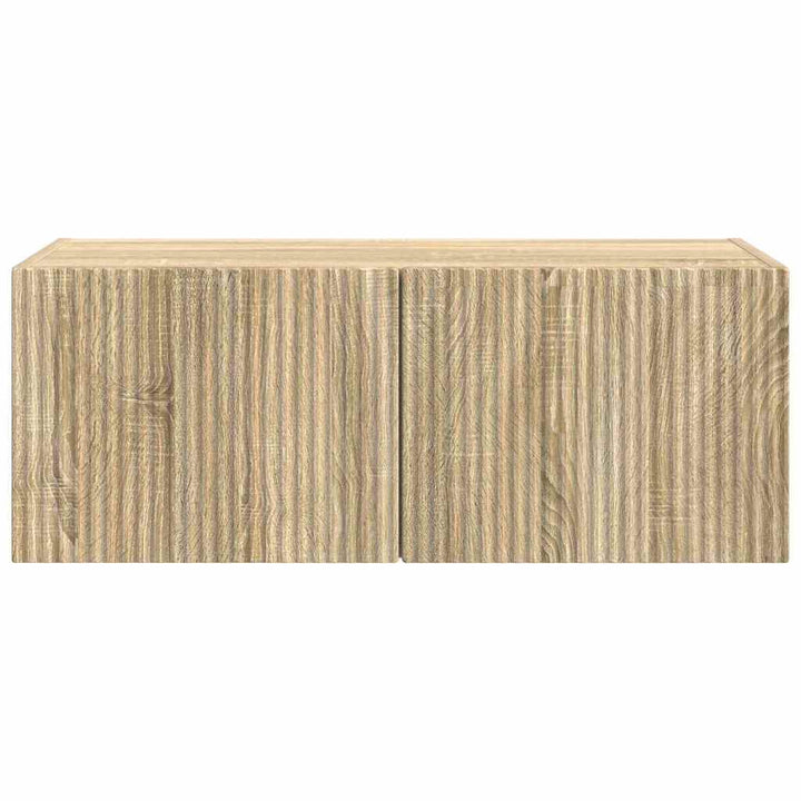 TV vægskab Sonoma 78,5 x 31 x 29,5 cm Konstrueret træ
