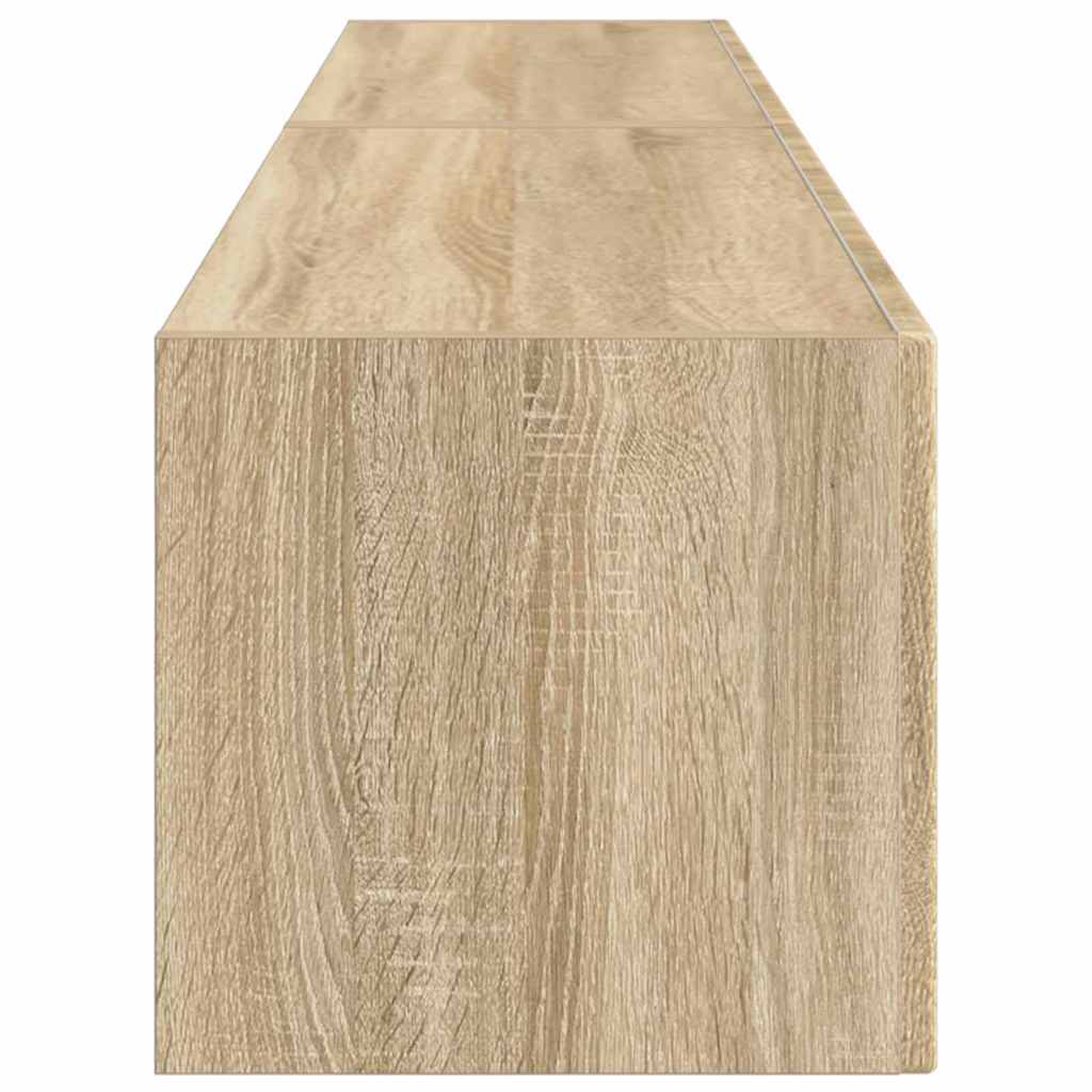 TV vægskab 2 pcs Sonoma 78,5 x 31 x 29,5 cm Konstrueret træ