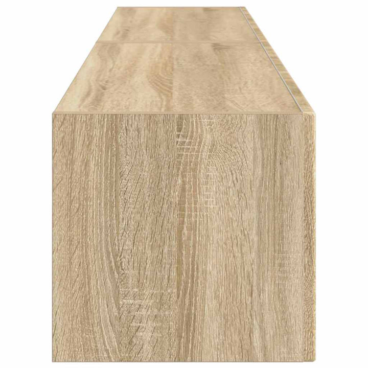 TV vægskab 2 pcs Sonoma 78,5 x 31 x 29,5 cm Konstrueret træ