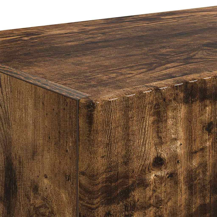 TV vægskab Røget eg 78,5 x 31 x 29,5 cm Konstrueret træ