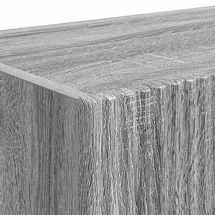 TV vægskab 2 pcs Grå Sonoma 78,5 x 31 x 29,5 cm Konstrueret træ