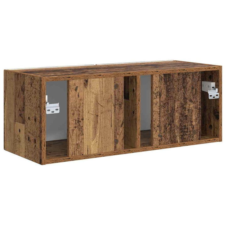 TV vægskab Gammelt træ 78,5 x 31 x 29,5 cm Konstrueret træ