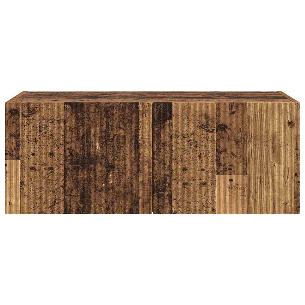 TV vægskab Gammelt træ 78,5 x 31 x 29,5 cm Konstrueret træ