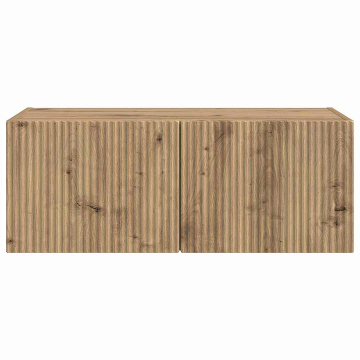 TV vægskab 78,5 x 31 x 29,5 cm Artisan eg Konstrueret træ