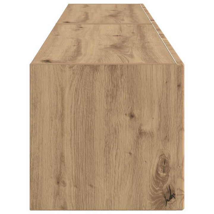 TV vægskab 2 pcs Artisan eg 78,5 x 31 x 29,5 cm Konstrueret træ