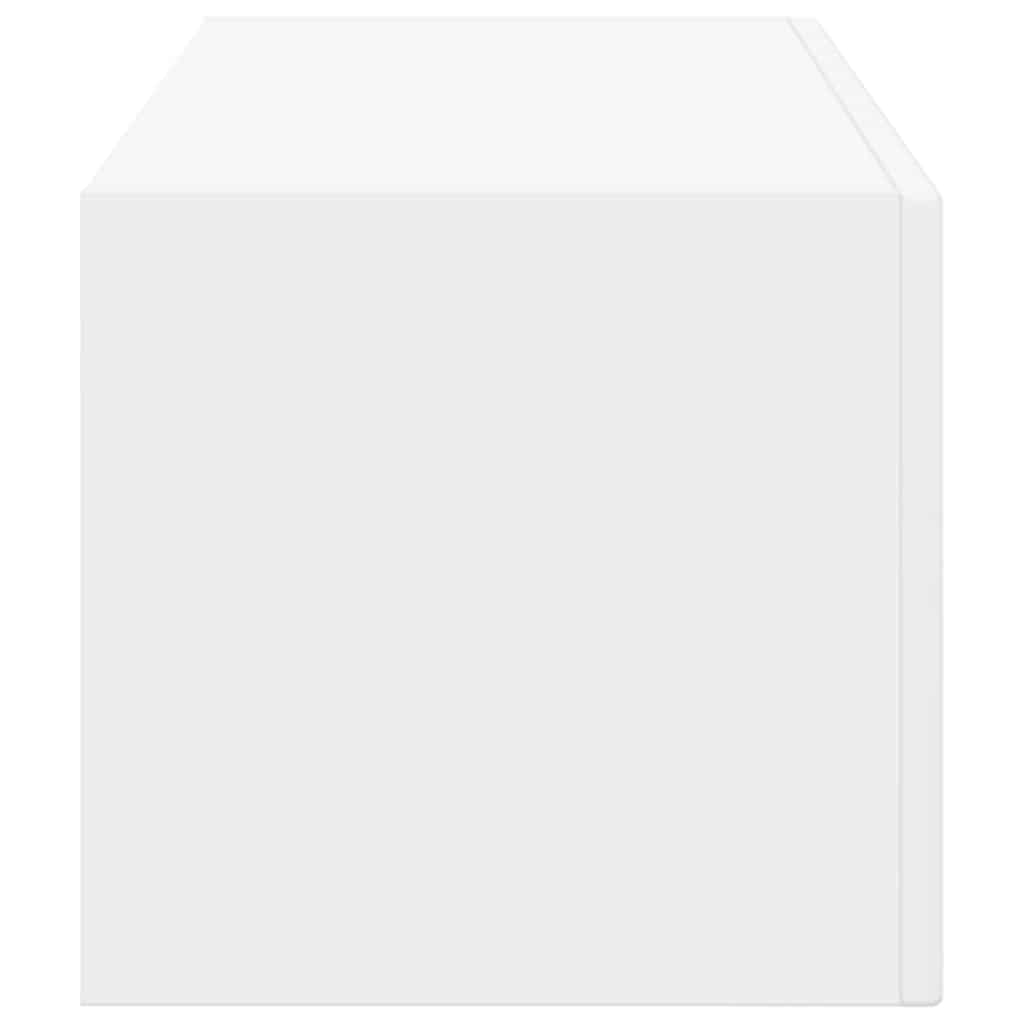 TV vægskab 98 x 31 x 29,5 cm Hvid Konstrueret træ