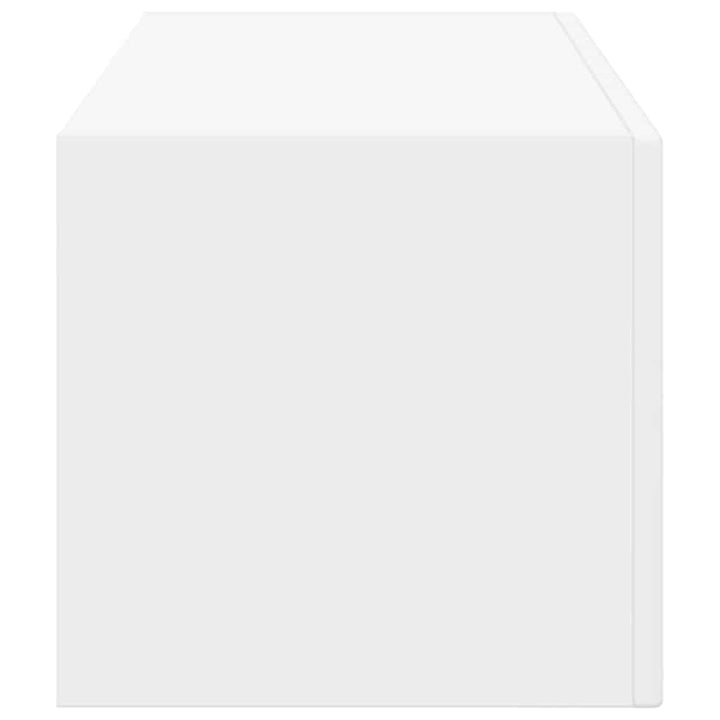TV vægskab 98 x 31 x 29,5 cm Hvid Konstrueret træ