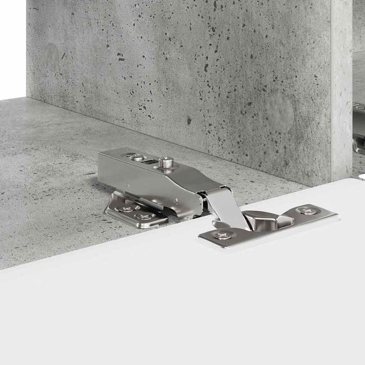 TV vægskab 2 pcs Beton 98 x 31 x 29,5 cm Konstrueret træ