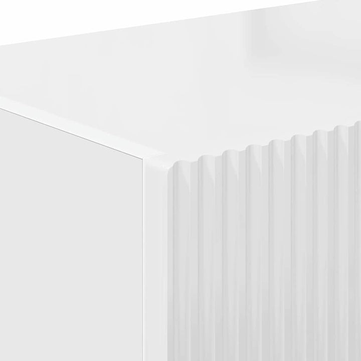 TV vægskab 98 x 31 x 29,5 cm Gloss Hvid Konstrueret træ