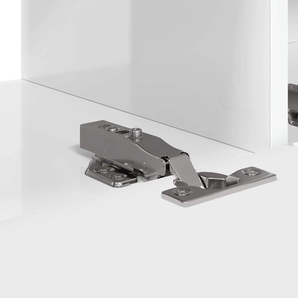 TV vægskab 98 x 31 x 29,5 cm Gloss Hvid Konstrueret træ