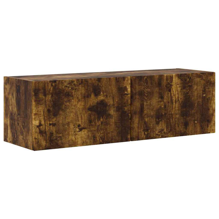 TV vægskab Røget eg 98 x 31 x 29,5 cm Konstrueret træ