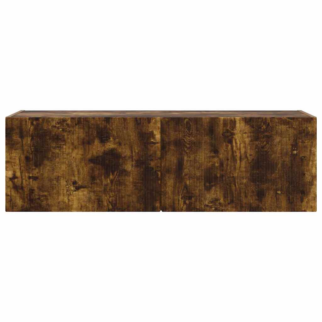 TV vægskab Røget eg 98 x 31 x 29,5 cm Konstrueret træ